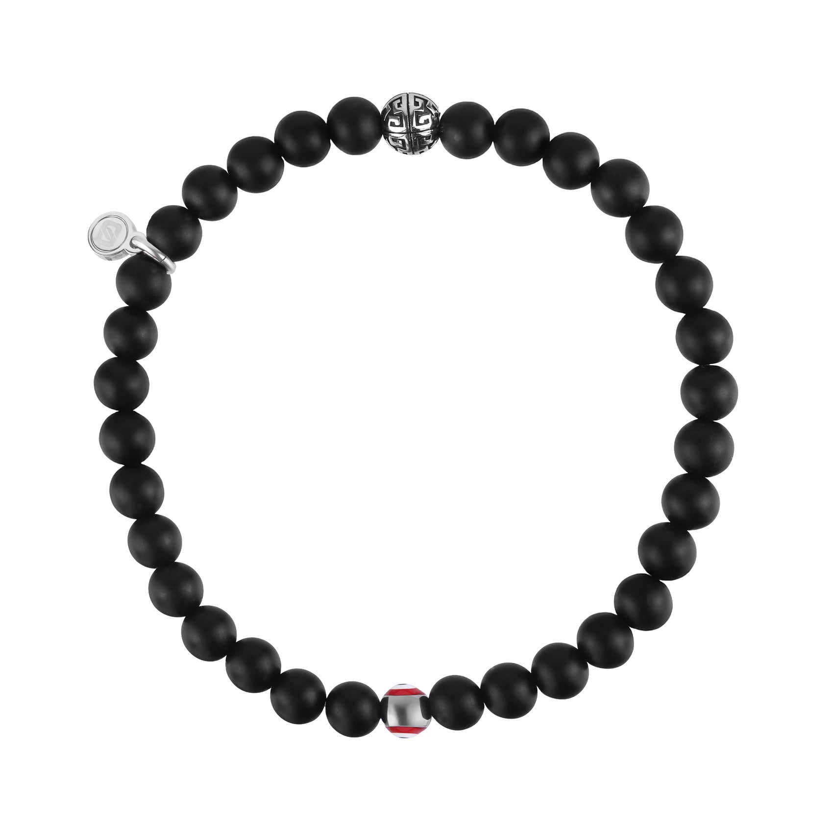 Evil Eye Protection Bead Bracelet | 6MM - Unisex Bead Bracelet - The Steel Shop