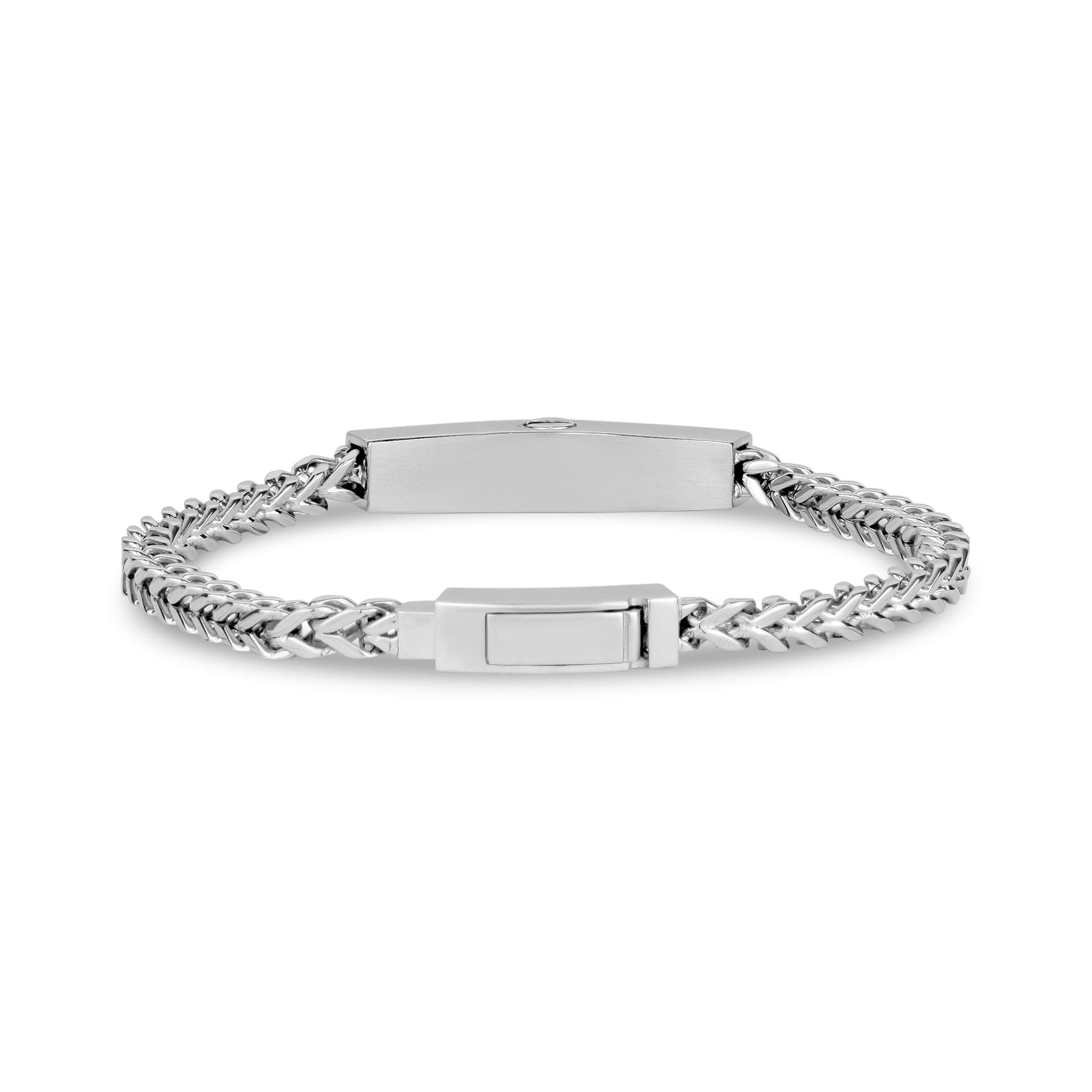 Franco Link ID Urn Bracelet | 4MM - Mens Steel Bracelets - The Steel Shop