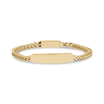 Franco Link ID Urn Bracelet | 4MM - Mens Steel Bracelets - The Steel Shop