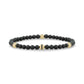Matte Black Enigma Bead Bracelet - Unisex Bead Bracelet - The Steel Shop