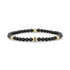 Matte Black Enigma Bead Bracelet - Unisex Bead Bracelet - The Steel Shop