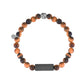 6mm Matte Tiger Eye Rectangle Bead Bracelet - Unisex Bead Bracelet - The Steel Shop