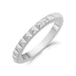 Modern Facet Band - Women Ring - The Steel Shop