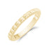 Modern Facet Band - Women Ring - The Steel Shop