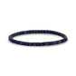 Blue and Hematite Bead Bracelet - Mens Steel Bead Bracelets - The Steel Shop