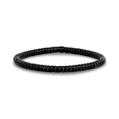 Hematite Bead Bracelet - Mens Steel Bead Bracelets - The Steel Shop
