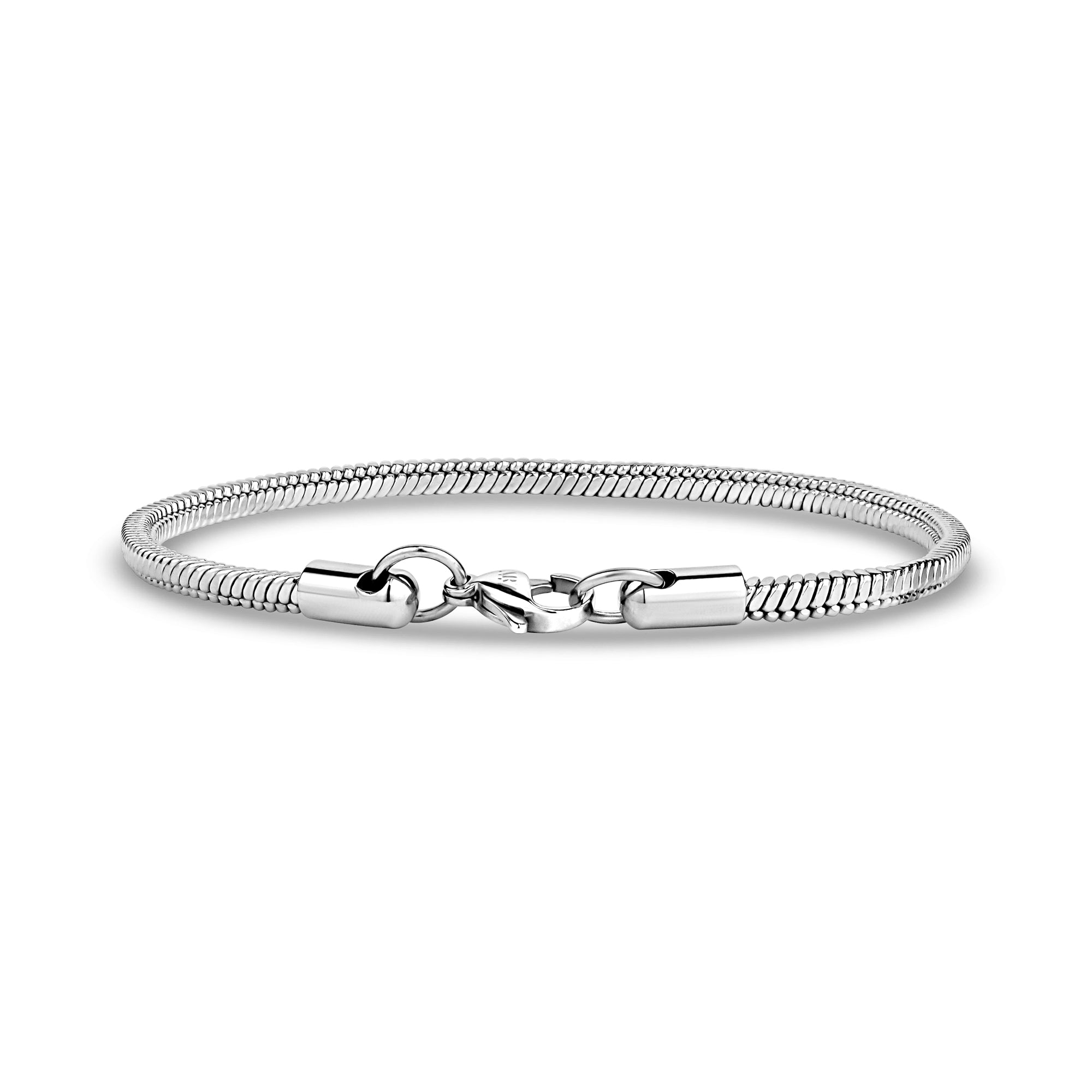 3mm Square Snake Stainless Steel Chain Genderless Bracelet – The