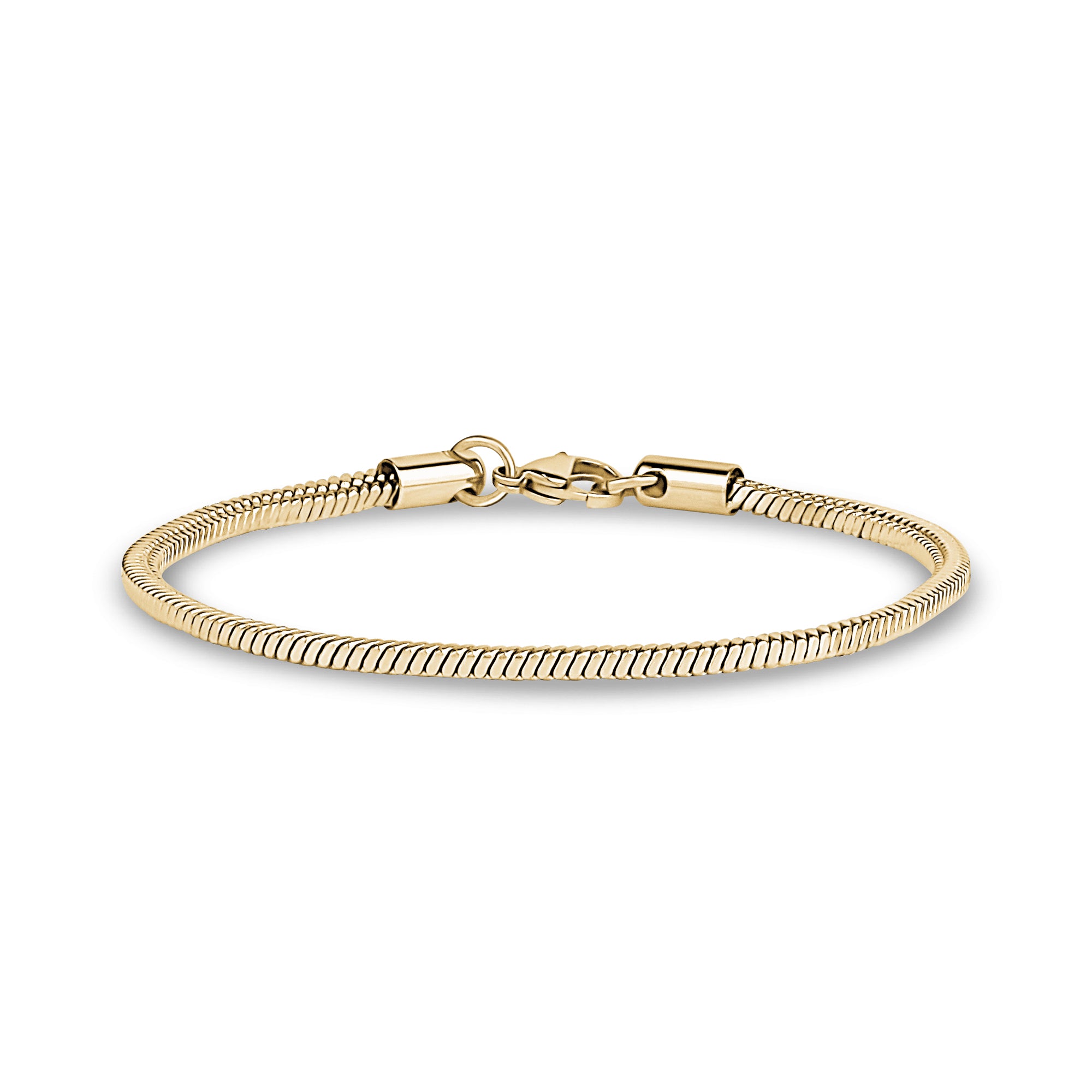 3mm Square Snake Stainless Steel Chain Genderless Bracelet – The