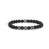 6mm Three Lanes Stretch Bead Bracelet - Unisex Bead Bracelet - The Steel Shop