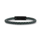 Green Leather Bracelet | 6MM - Mens Steel Leather Bracelets - The Steel Shop