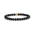 Matte Black Bead Bracelet | 6MM - Unisex Bead Bracelet - The Steel Shop