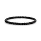 Black and Hematite Bead Bracelet - Mens Steel Bead Bracelets - The Steel Shop