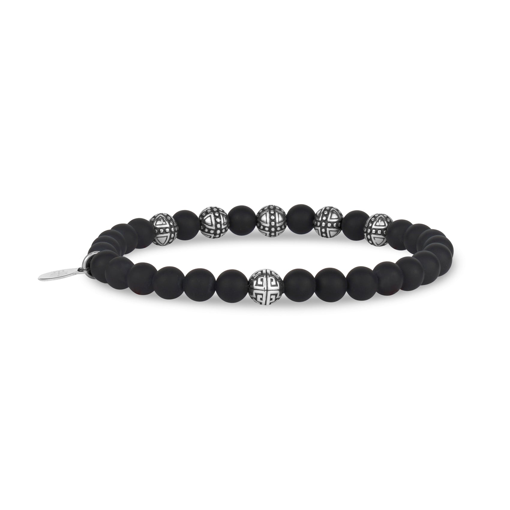 6mm Five Lanes Stretch Bead Bracelet - Unisex Bead Bracelet - The Steel Shop