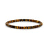 Brown and Hematite Bead Bracelet - Mens Steel Bead Bracelets - The Steel Shop