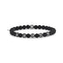 6mm Five Lanes Stretch Bead Bracelet - Unisex Bead Bracelet - The Steel Shop