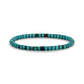 Turquoise and Hematite Bead Bracelet - Mens Steel Bead Bracelets - The Steel Shop