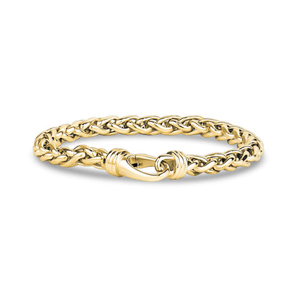 Designer Wheat Chain Bracelet | 6MM - Unisex Steel Bracelet - The Steel Shop