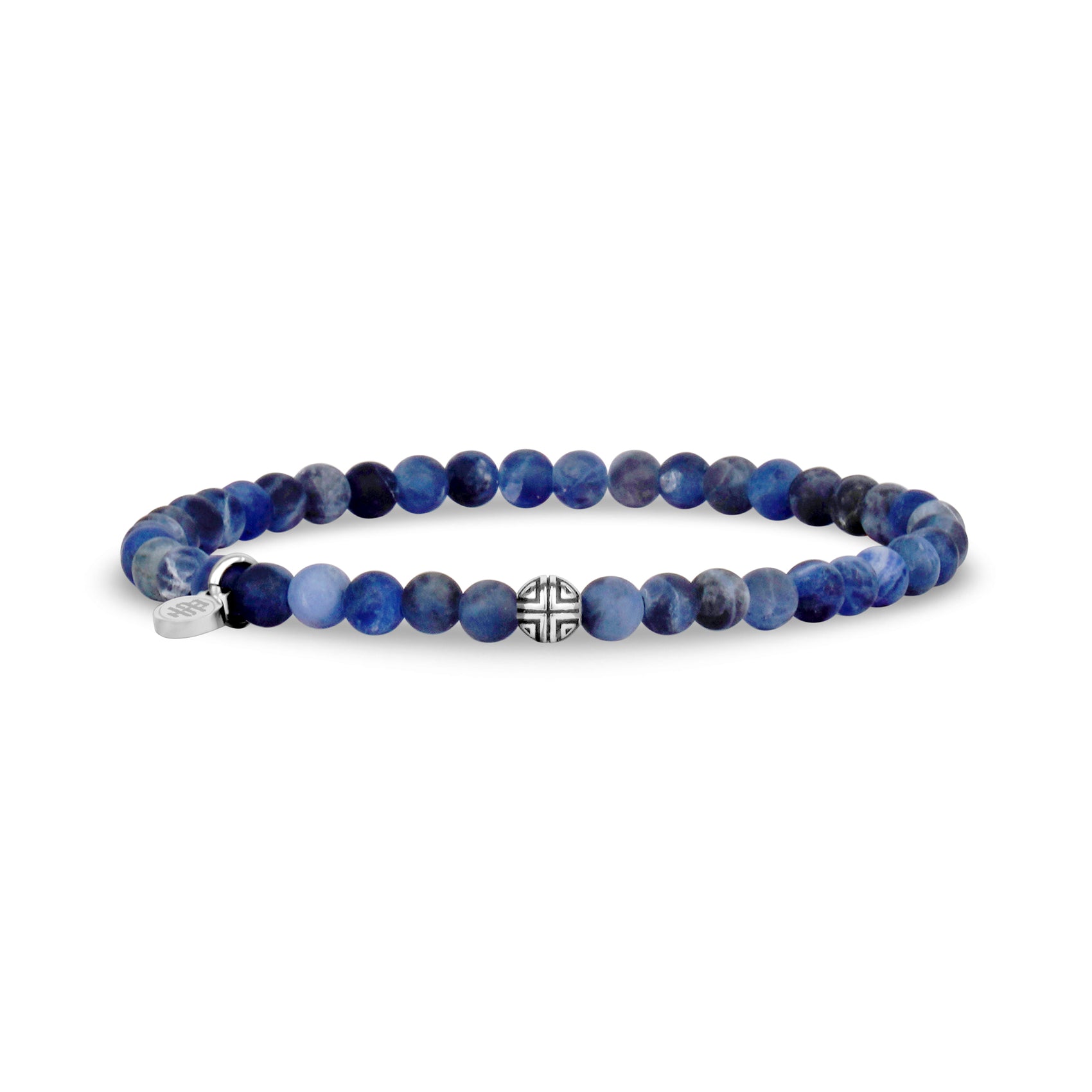 Matte Sodalite Bead Bracelet | 4MM - Unisex Bead Bracelet - The Steel Shop