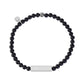 Rectangle Bead Bracelet | 4MM - Unisex Bead Bracelet - The Steel Shop