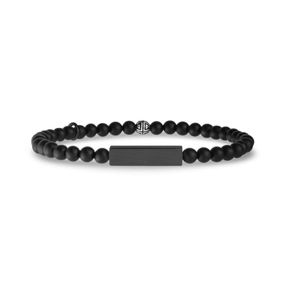 Rectangle Bead Bracelet | 4MM - Unisex Bead Bracelet - The Steel Shop