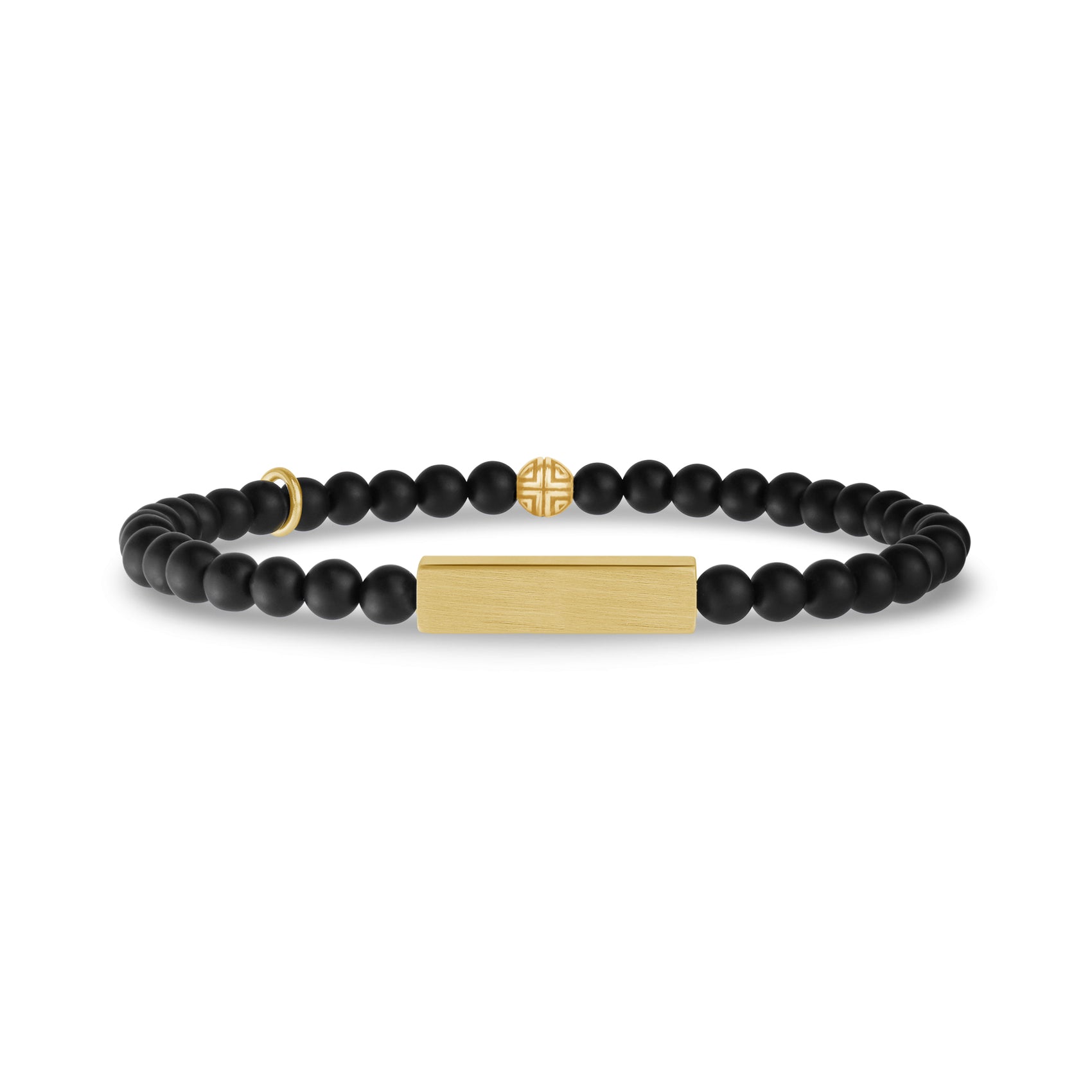 Rectangle Bead Bracelet | 4MM - Unisex Bead Bracelet - The Steel Shop
