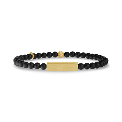 Rectangle Bead Bracelet | 4MM - Unisex Bead Bracelet - The Steel Shop
