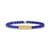 Rectangle Lapis Lazuli Bead Bracelet | 4MM