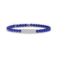 Rectangle Lapis Lazuli Bead Bracelet | 4MM