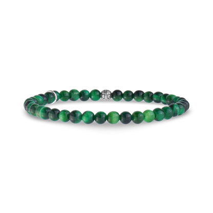 Tiger Eye Bead Bracelet | 4MM - Unisex Bead Bracelet - The Steel Shop