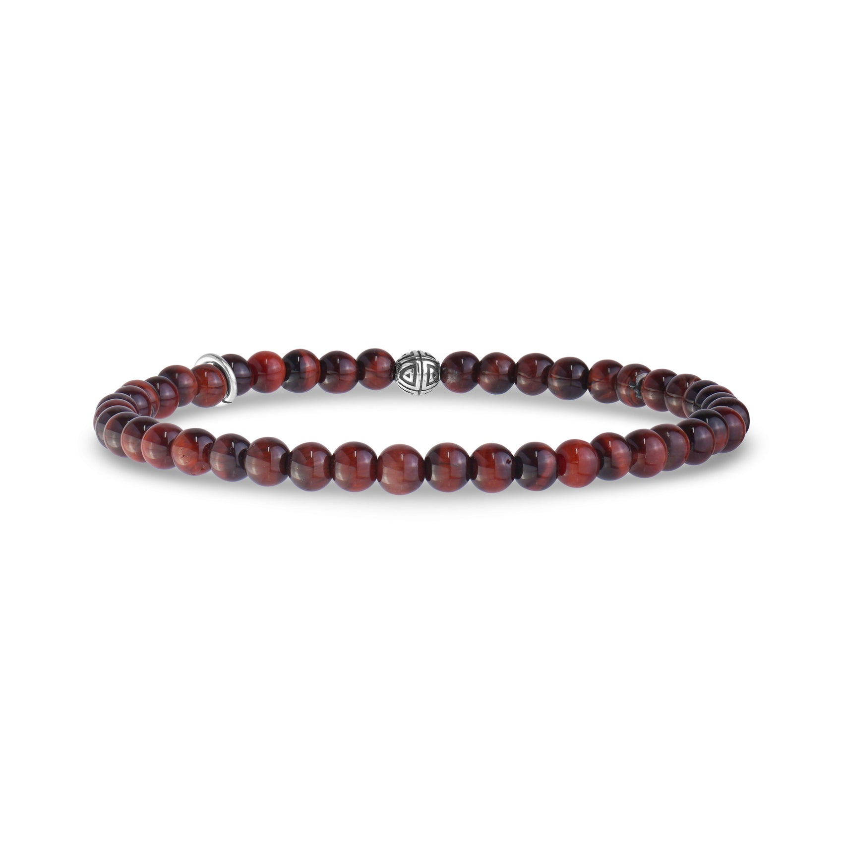 Tiger Eye Bead Bracelet | 4MM - Unisex Bead Bracelet - The Steel Shop