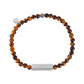 Rectangle Tiger Eye Bead Bracelet | 4MM