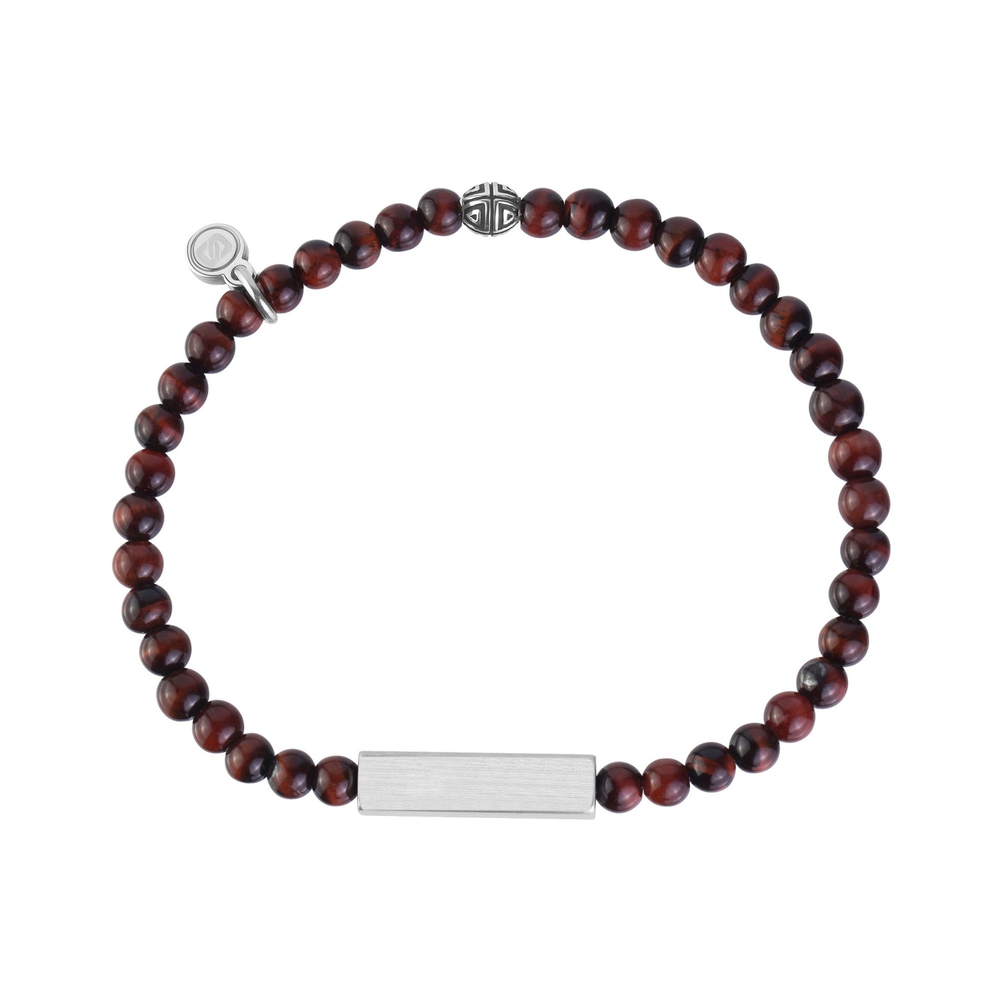 Rectangle Tiger Eye Bead Bracelet | 4MM
