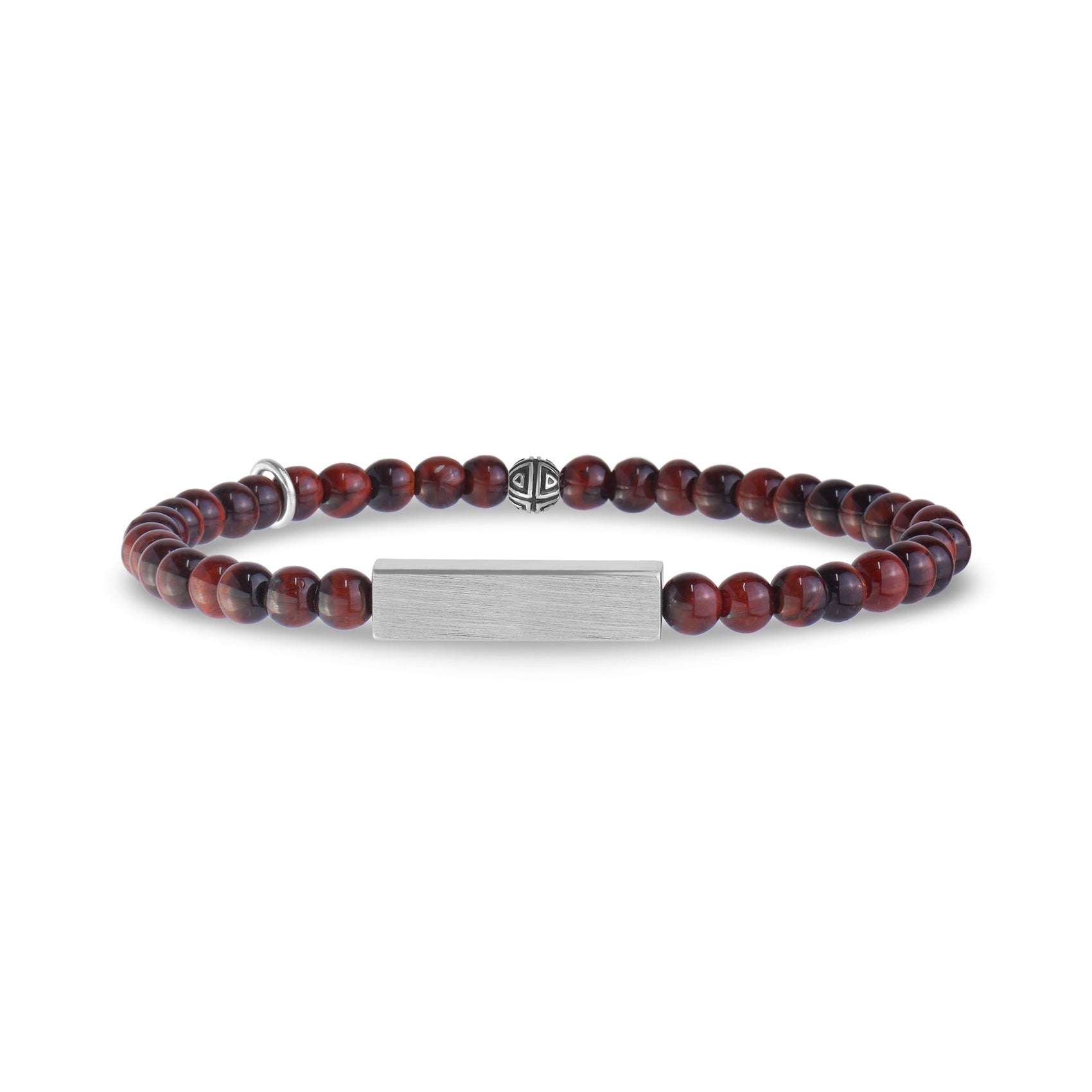 Rectangle Tiger Eye Bead Bracelet | 4MM