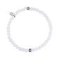 Evil Eye White Jade Protection Bead Bracelet | 4MM - Unisex Bead Bracelet - The Steel Shop
