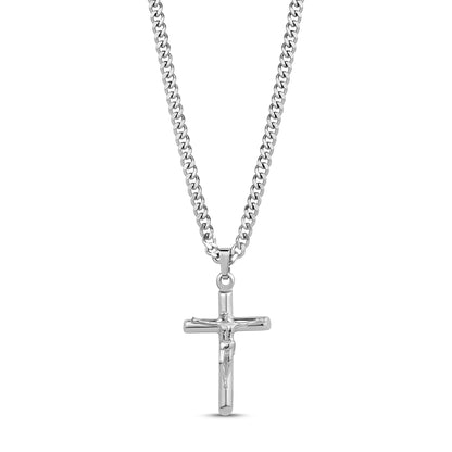 Women's Crucifix Cross Pendant - Women Pendant - The Steel Shop