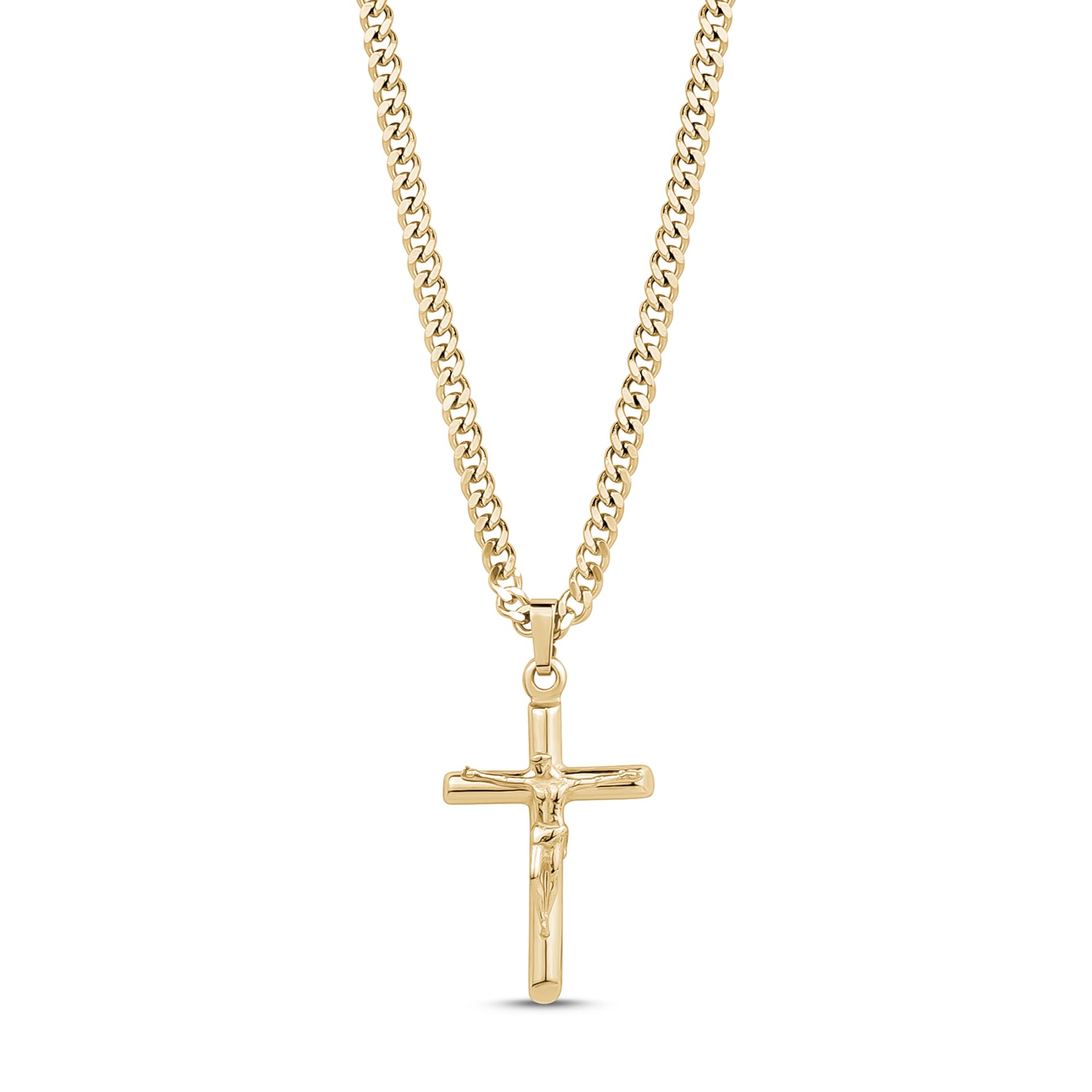 Women's Crucifix Cross Pendant - Women Pendant - The Steel Shop