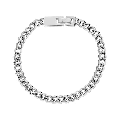 6.5mm Engravable Cuban Link Bracelet - Unisex Steel Bracelet - The Steel Shop
