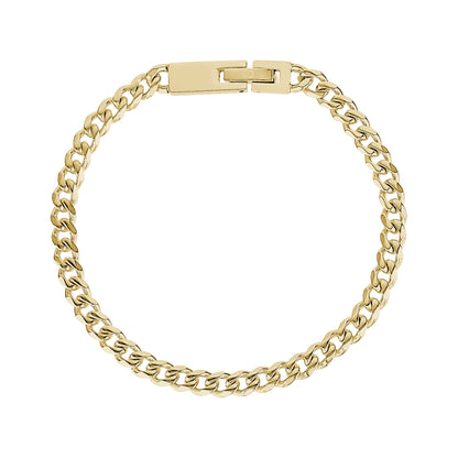 5mm Engravable Cuban Link Bracelet - Unisex Steel Bracelet - The Steel Shop