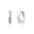 Hexagon Huggie Earrings - Earrings - The Steel Shop
