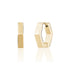 Hexagon Huggie Earrings - Earrings - The Steel Shop