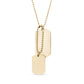 Double Dog Tag - Men Pendant - The Steel Shop