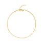Flat Curb Chain Anklet | 2MM - Anklets - The Steel Shop