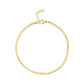 Box Chain Anklet | 2.5MM - Anklets - The Steel Shop
