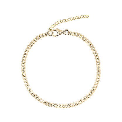 Cuban Link Anklet | 3.5MM - Anklets - The Steel Shop