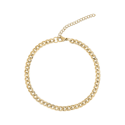 Cuban Link Anklet | 5MM - Anklets - The Steel Shop