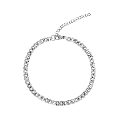 Cuban Link Anklet | 5MM - Anklets - The Steel Shop