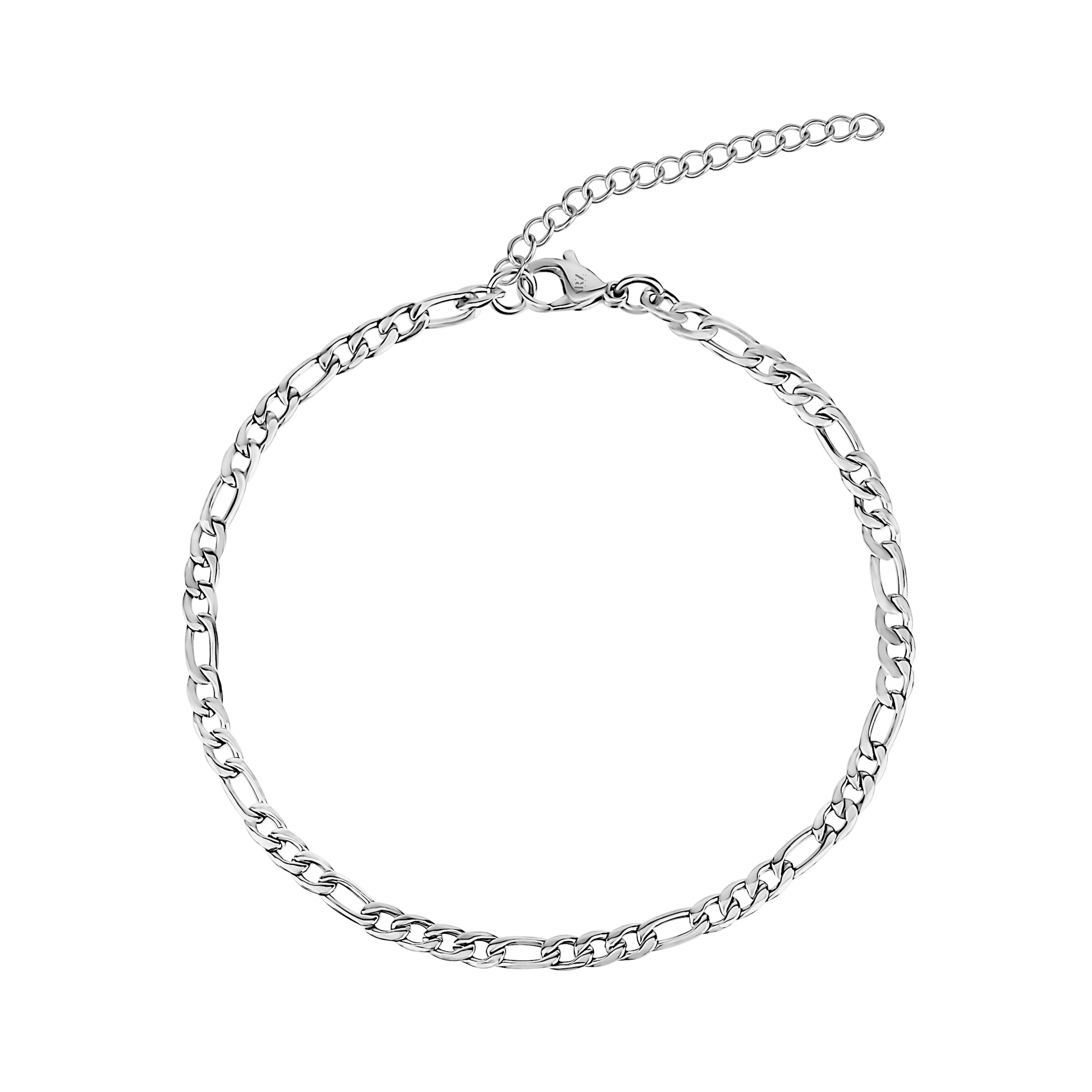 Figaro Link Anklet | 3.5MM - Anklets - The Steel Shop