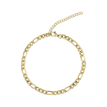 Figaro Link Anklet | 5MM - Anklets - The Steel Shop