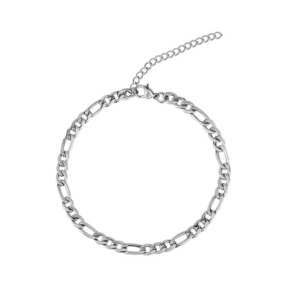 Figaro Link Anklet | 5MM - Anklets - The Steel Shop