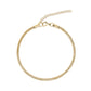 Square Snake Chain Anklet | 3MM - Anklets - The Steel Shop